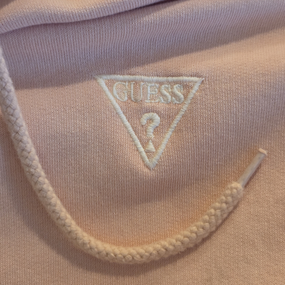 Guess Peach Hoodie with Embroidered Logo - Picture 14 of 15